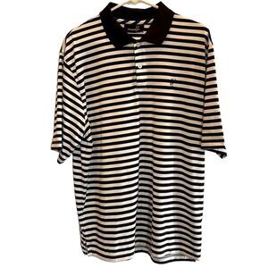 Ashworth Golf shirt  striped Size Large